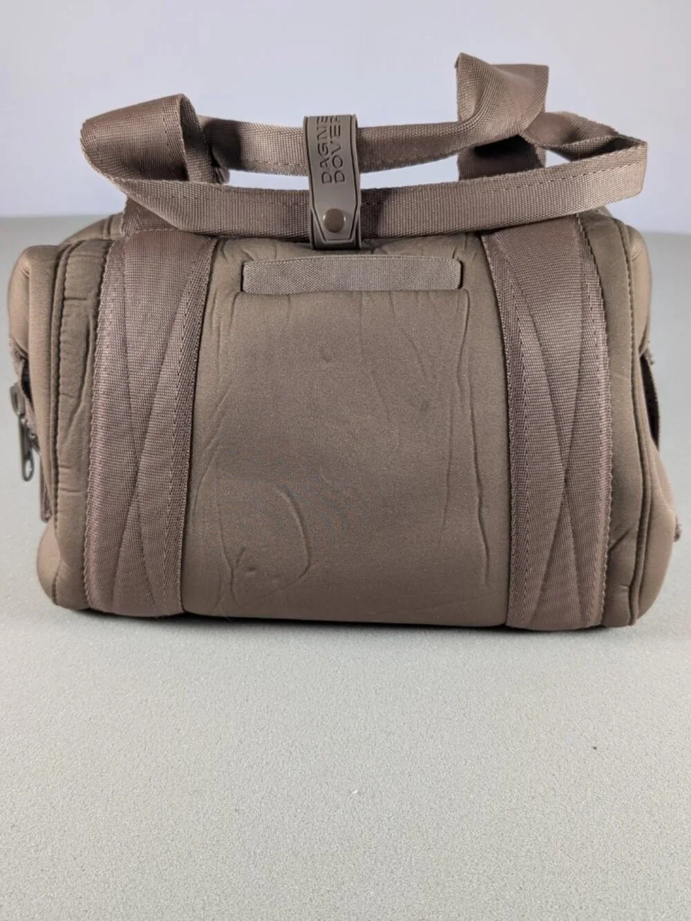 Dagne Dover Landon Neoprene Carryall Bag color Dune